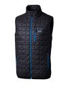 New Hampshire Wildcats College Vault Cutter & Buck Rainier PrimaLoft® Mens Eco Insulated Full Zip Puffer Vest Dark Navy Mannequin Thumbnail Image