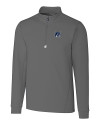 New Hampshire Wildcats College Vault Cutter & Buck Traverse Stretch Eco Quarter Zip Mens Pullover Elemental Grey Mannequin Thumbnail Image