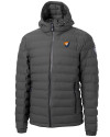 Illinois Fighting Illini College Vault Cutter & Buck Mission Ridge Repreve® Eco Insulated Mens Puffer Jacket Elemental Grey Mannequin Thumbnail Image