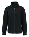USC Trojans Cutter & Buck Roam Epic Versatility Full Zip Recycled Womens Jacket Black Mannequin Thumbnail Image