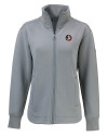 Florida State Seminoles Cutter & Buck Roam Epic Versatility Full Zip Recycled Womens Jacket Elemental Grey Mannequin Thumbnail Image