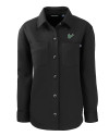 South Florida Bulls Cutter & Buck Roam Epic Versatility Recycled Womens Shirt Jacket Black Mannequin Thumbnail Image