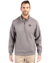 San Diego State Aztecs Cutter & Buck Roam Epic Versatility Recycled Quarter Zip Mens Pullover Elemental Grey Front Thumbnail Image