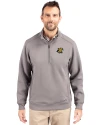 Wichita State Shockers Cutter & Buck Roam Epic Versatility Recycled Quarter Zip Mens Pullover Elemental Grey Front Thumbnail Image