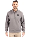 South Carolina Gamecocks Cutter & Buck Roam Epic Versatility Recycled Quarter Zip Mens Pullover Elemental Grey Front Thumbnail Image