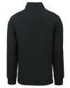 South Florida Bulls Cutter & Buck Roam Epic Versatility Recycled Quarter Zip Mens Pullover Black Mannequin Back Thumbnail Image