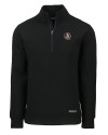 Florida State Seminoles Cutter & Buck Roam Epic Versatility Recycled Quarter Zip Mens Pullover Black Mannequin Thumbnail Image