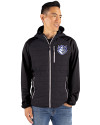 Saint Louis Billikens Cutter & Buck Rainier Primaloft Mens Eco Full Zip Hybrid Jacket Black Front Thumbnail Image