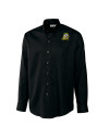 Oregon Ducks Cutter & Buck Epic Easy Care Nailshead Mens Big and Tall Long Sleeve Dress Shirt Black Mannequin Thumbnail Image