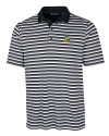 Oregon Ducks Cutter & Buck Mens Forge Polo Multi Stripe Black Mannequin Thumbnail Image