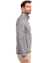 Marshall Thundering Herd Cutter & Buck Mainsail Sweater-Knit Mens Full Zip Jacket Polished Heather Side Thumbnail Image