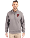 Portland Sea Dogs Cutter & Buck Roam Epic Versatility Recycled Quarter Zip Mens Pullover Elemental Grey Front Thumbnail Image