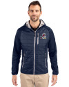 Springfield Cardinals Cutter & Buck Rainier Primaloft Mens Eco Full Zip Hybrid Jacket Dark Navy Front Thumbnail Image