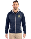 Frisco RoughRiders Cutter & Buck Rainier Primaloft Mens Eco Full Zip Hybrid Jacket Dark Navy Front Thumbnail Image