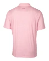 Arizona Diamondbacks Cutter & Buck Pike Double Dot Print Stretch Mens Big and Tall Polo Cardinal Red Mannequin Back Thumbnail Image