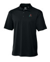 Arizona Diamondbacks Cutter & Buck CB Drytec Genre Textured Solid Mens Big and Tall Polo Black Mannequin Thumbnail Image