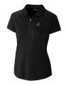 Arizona Diamondbacks Cutter & Buck Forge Stretch Womens Short Sleeve Polo Black Mannequin Thumbnail Image
