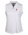 North Carolina State Wolfpack Alumni - Cutter & Buck Forge Stretch Womens Sleeveless Polo White Mannequin Thumbnail Image