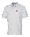 North Carolina State Wolfpack Alumni - Cutter & Buck Pike Double Dot Print Stretch Mens Polo White Mannequin Thumbnail Image