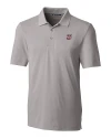Umass Minutemen Cutter & Buck Forge Stretch Mens Big and Tall Polo Polished Medium Gray Mannequin Thumbnail Image