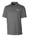 North Dakota Cutter & Buck Forge Heathered Stretch Mens Polo Charcoal Heather Mannequin Thumbnail Image