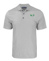 North Dakota Cutter & Buck Pike Eco Tonal Geo Print Stretch Recycled Mens Big & Tall Polo Elemental Grey Mannequin Thumbnail Image