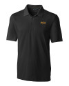 Pittsburgh Pirates City Connect Cutter & Buck Forge Stretch Mens Polo Black Mannequin Thumbnail Image