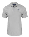 Baltimore Orioles City Connect Cutter & Buck Pike Eco Tonal Geo Print Stretch Recycled Mens Polo Elemental Grey Mannequin Thumbnail Image