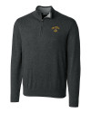 Seattle Mariners City Connect Cutter & Buck Lakemont Tri-Blend Mens Big and Tall Quarter Zip Pullover Sweater Charcoal Heather Mannequin Thumbnail Image