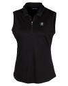 Baltimore Orioles City Connect Cutter & Buck Forge Stretch Womens Sleeveless Polo Black Mannequin Thumbnail Image