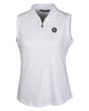 Baltimore Orioles City Connect Cutter & Buck Forge Stretch Womens Sleeveless Polo White Mannequin Thumbnail Image