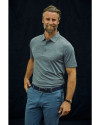 Cutter & Buck Forge Heathered Stretch Mens Polo SHW_LFS_HG 5 Thumbnail Image