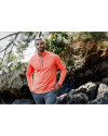 Cutter & Buck Adapt Eco Knit Heather Mens Big & Tall Quarter Zip Pullover CGH_LFS_HG 2 Thumbnail Image