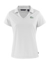 The Ivy League Cutter & Buck Daybreak Eco Recycled Womens V-neck Polo White Mannequin Thumbnail Image