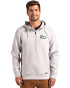 The Ivy League Cutter & Buck Roam Epic Versatility Half Zip Recycled Mens Hooded Pullover Solitare Front Thumbnail Image