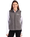 The Ivy League Cutter & Buck Cascade Eco Fleece Womens Vest Elemental Grey/Black Front Thumbnail Image