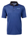 KIRO 7 Cutter & Buck Virtue Eco Pique Micro Stripe Recycled Mens Polo TBLBL_MANN_HG 1 Thumbnail Image