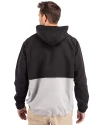 Kansas State Wildcats Wabash Vintage Cutter & Buck Charter Eco Recycled Mens Anorak Jacket Black/Polished Back Thumbnail Image