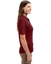 Texas A and M Aggies College Vault Cutter & Buck Virtue Eco Pique Recycled Womens Polo Bordeaux Side Thumbnail Image
