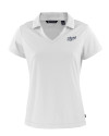 Dayton Flyers College Vault Cutter & Buck Daybreak Eco Recycled Womens V-neck Polo White Mannequin Thumbnail Image