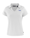 View image 3: Montana State Bobcats College Vault Cutter & Buck Daybreak Recycled Womens V-Neck Polo White Mannequin