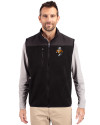 Tennessee Volunteers College Vault - Cutter & Buck Cascade Eco Sherpa Mens Big and Tall Fleece Vest Black Front Thumbnail Image
