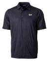 Vanderbilt Commodores College Vault Cutter & Buck Pike Double Dot Print Stretch Mens Polo Black Mannequin Thumbnail Image