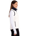 Dayton Flyers College Vault Cutter & Buck Cascade Eco Fleece Womens Vest Shell/Navy Blue Side Thumbnail Image