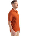 Texas Longhorns College Vault Cutter & Buck Forge Eco Stretch Recycled Mens Polo Texas Orange Side Thumbnail Image