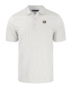 North Carolina Tar Heels College Vault Cutter & Buck Pike Eco Symmetry Print Stretch Recycled Mens Polo White/Polished Mannequin Thumbnail Image