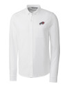 Buffalo Bills Americana Cutter & Buck Advantage Tri-Blend Pique Long Sleeve Knitted Mens Button Down White Mannequin Thumbnail Image