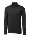 Texas Longhorns Cutter & Buck Pennant Sport Half Zip Black Mannequin Thumbnail Image