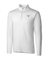 Texas Longhorns Cutter & Buck Pennant Sport Half Zip White Mannequin Thumbnail Image
