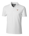 Texas Longhorns Cutter & Buck Forge Polo Mens Tailored Fit White Mannequin Thumbnail Image